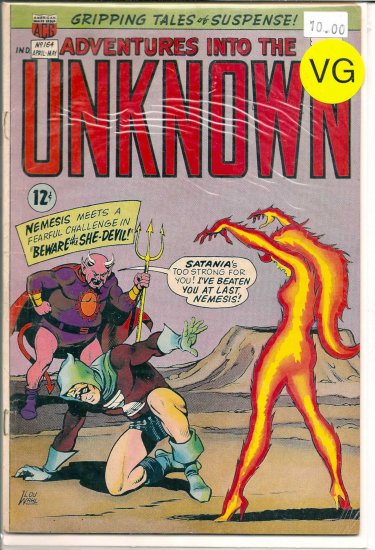 Adventures into the Unknown # 164, 4.0 VG