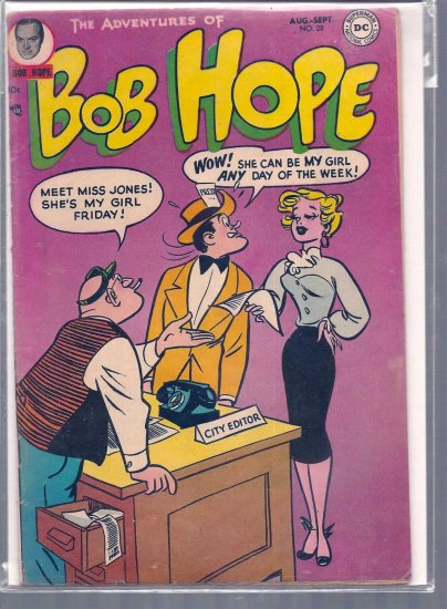 ADVENTURES OF BOB HOPE # 28, 4.0 VG