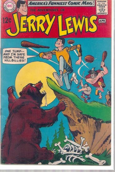 ADVENTURES OF JERRY LEWIS # 111, 4.0 VG