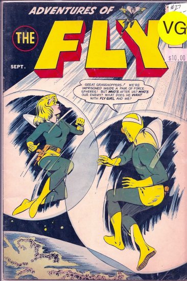 Adventures of the Fly # 27, 4.0 VG