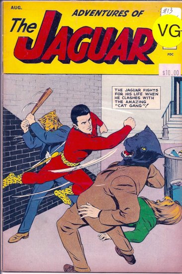 Adventures of the Jaguar # 13, 4.5 VG +