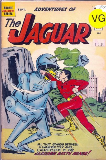 Adventures of the Jaguar # 14, 4.5 VG +