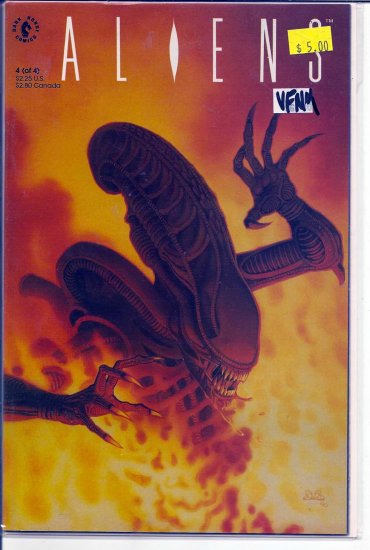 Aliens # 4, 9.0 VF/NM