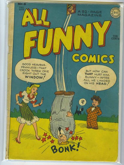 All Funny Comics # 8, 2.5 GD +
