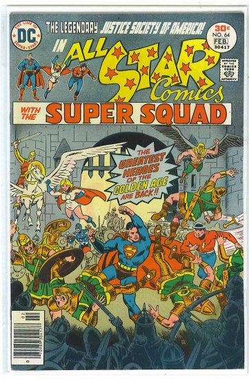All Star Comics # 64, 7.5 VF -
