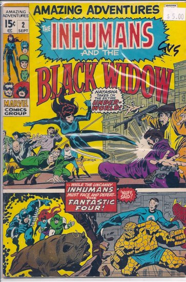 Amazing Adventures # 2, 3.0 GD/VG