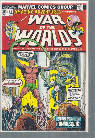 AMAZING ADVENTURES # 22, 7.0 FN/VF