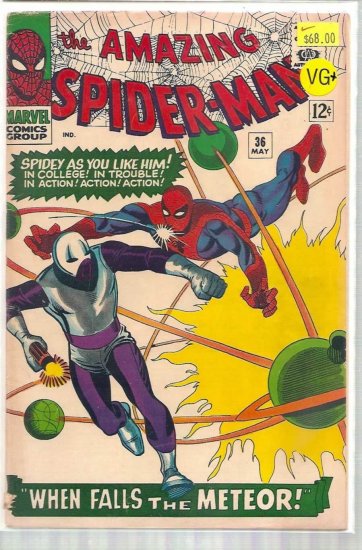 AMAZING SPIDER-MAN # 36, 4.5 VG +