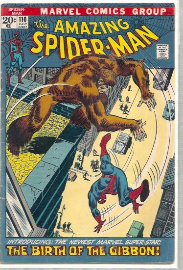 AMAZING SPIDER-MAN # 110, 4.0 VG