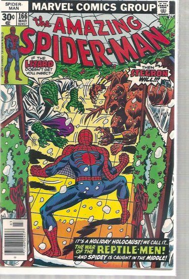 AMAZING SPIDER-MAN # 166, 6.5 FN +