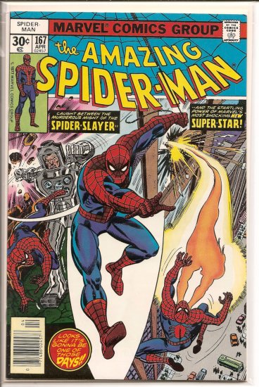Amazing Spider-Man # 167, 9.0 VF/NM