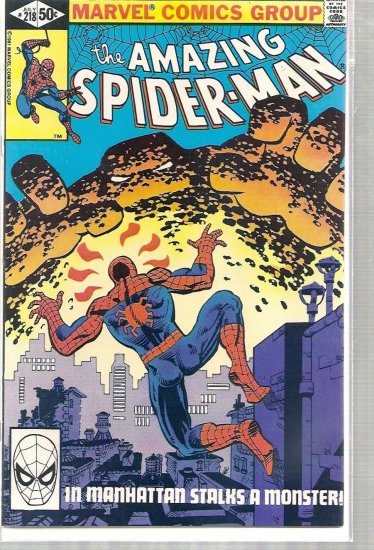 AMAZING SPIDER-MAN # 218, 6.5 FN +