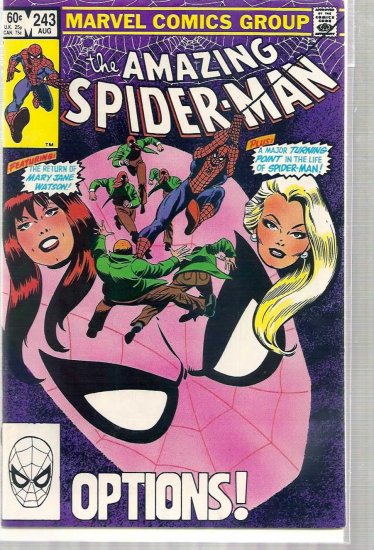 AMAZING SPIDER-MAN # 243, 6.0 FN