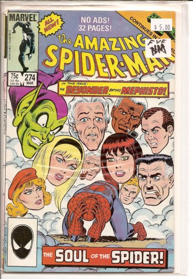 Amazing Spider-Man # 274, 7.0 FN/VF