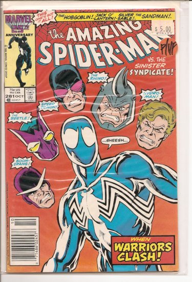 Amazing Spider-Man # 281, 7.0 FN/VF