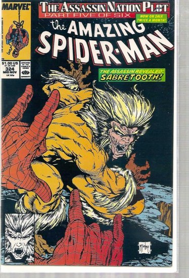 AMAZING SPIDER-MAN # 324, 9.0 VF/NM