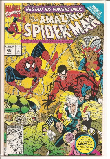 Amazing Spider-Man # 343, 9.2 NM -