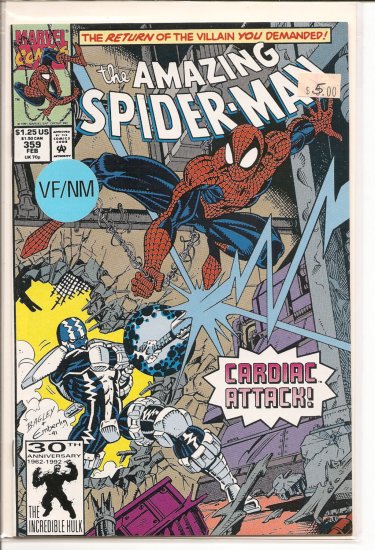 Amazing Spider-Man # 359, 9.0 VF/NM