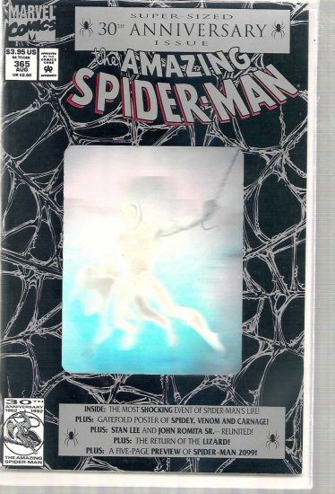 AMAZING SPIDER-MAN # 365, 9.0 VF/NM