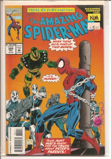 Amazing Spider-Man # 384, 9.4 NM
