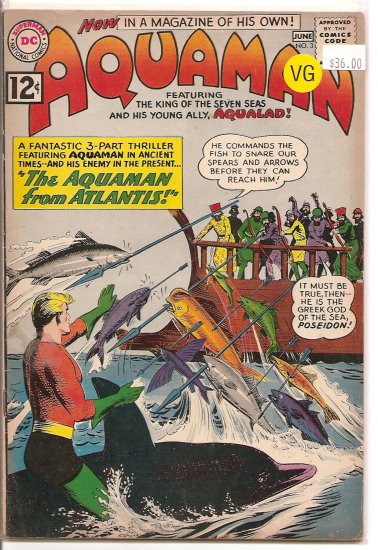 Aquaman # 3, 4.0 VG