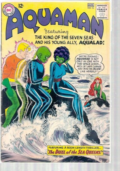 AQUAMAN # 16, 3.0 GD/VG