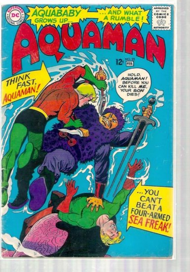 AQUAMAN # 25, 2.5 GD +
