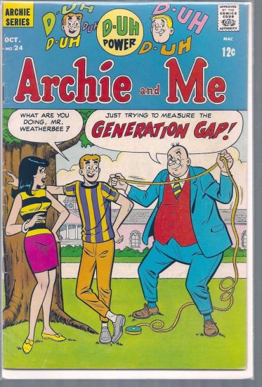 ARCHIE AND ME # 24, 4.5 VG +