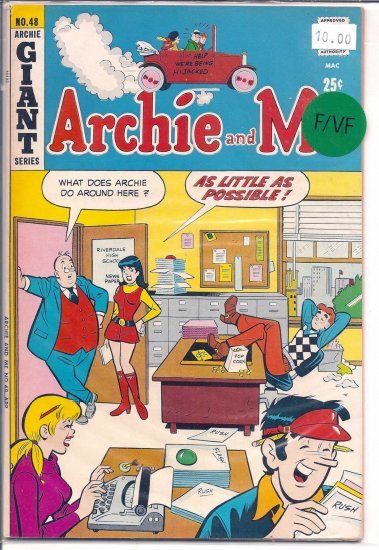 Archie And Me # 48, 4.5 VG +