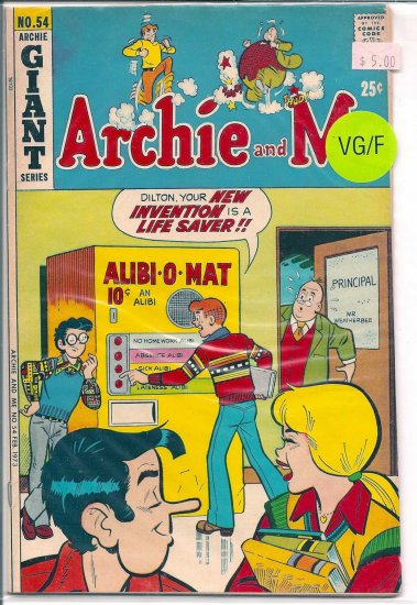 Archie And Me # 54, 5.0 VG/FN