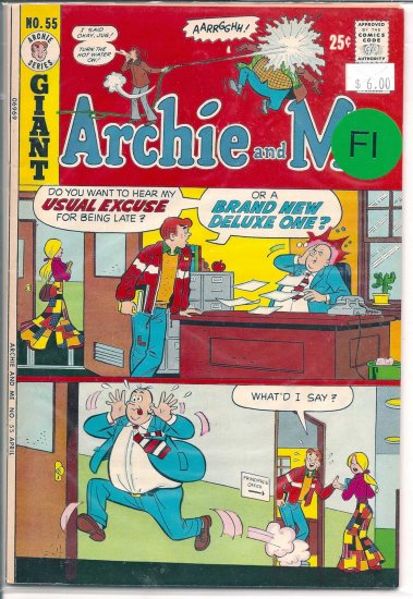 Archie And Me # 55, 6.0 FN