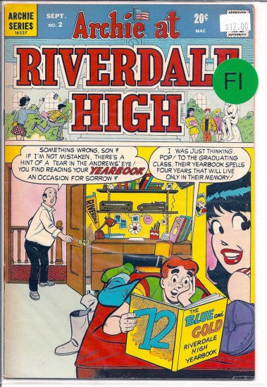 Archie At Riverdale High # 2, 6.0 FN