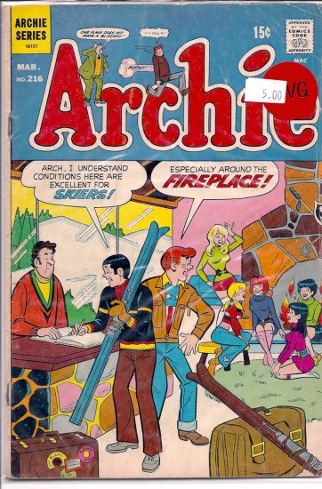 Archie Comics # 216, 4.0 VG