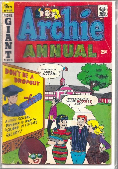 ARCHIE GIANT SERIES MAGAZINE # 19, 3.0 GD/VG