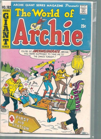 ARCHIE GIANT SERIES MAGAZINE # 182, 4.5 VG +