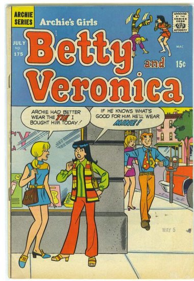 Archie's Girls, Betty And Veronica # 175, 4.5 VG +