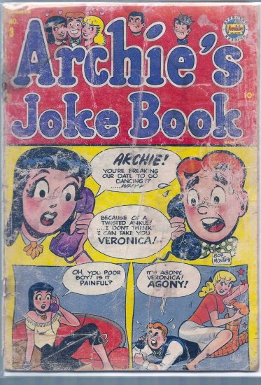 ARCHIE'S JOKE BOOK MAGAZINE # 3, 1.0 FR