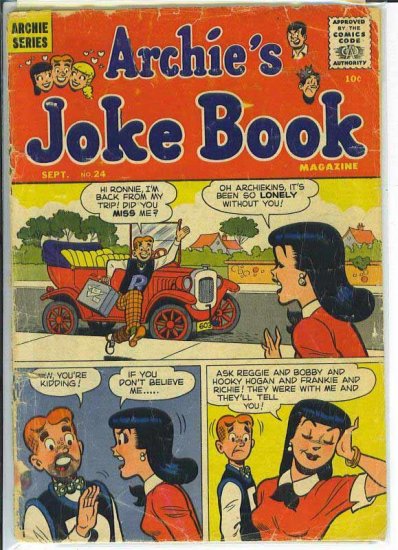 Archie's Joke Book Magazine # 24, 1.0 FR