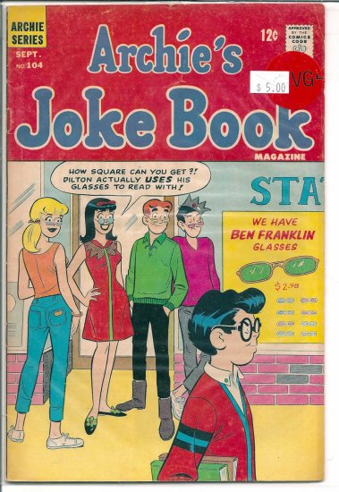 Archie's Joke Book Magazine # 104, 4.5 VG +
