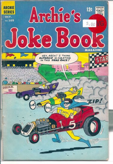 Archie's Joke Book Magazine # 105, 4.0 VG