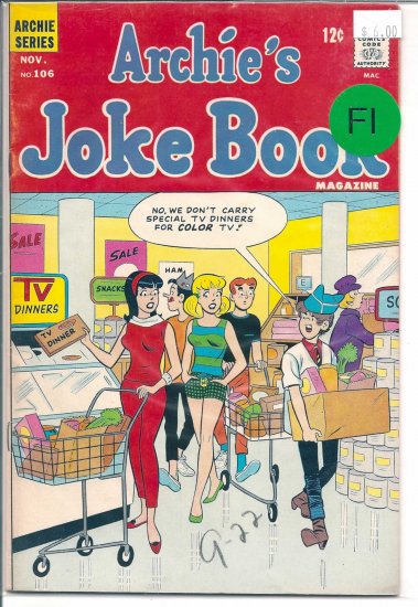 Archie's Joke Book Magazine # 106, 6.0 FN