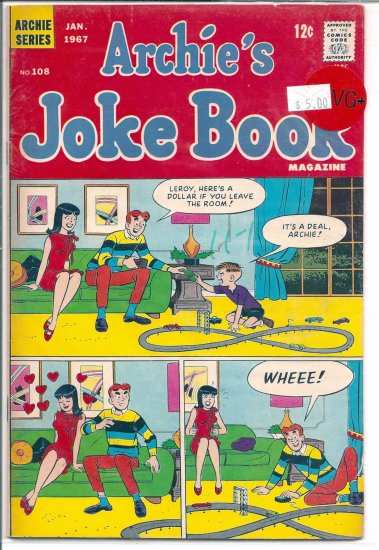 Archie's Joke Book Magazine # 108, 4.5 VG +