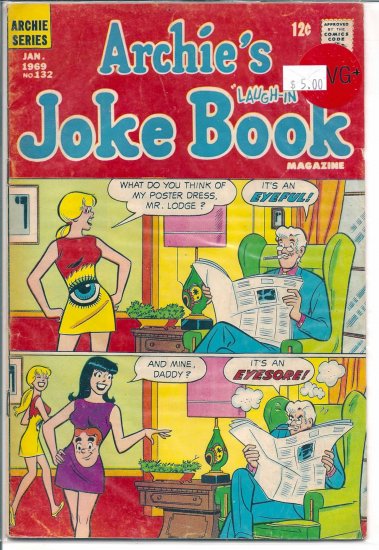 Archie's Joke Book Magazine # 132, 4.5 VG +