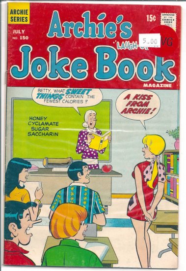 Archie's Joke Book Magazine # 150, 4.5 VG +