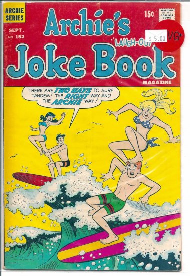 Archie's Joke Book Magazine # 152, 4.5 VG +