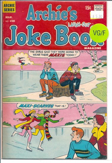 Archie's Joke Book Magazine # 158, 5.0 VG/FN