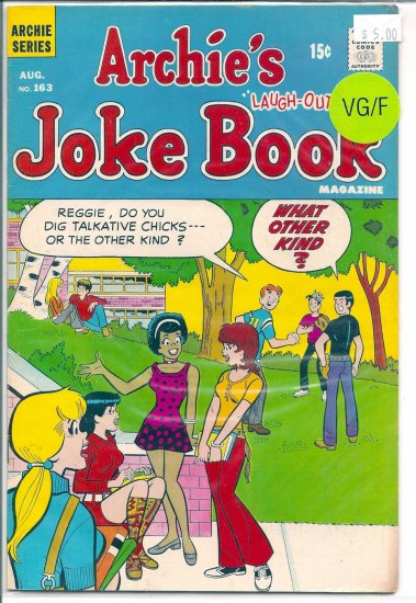 Archie's Joke Book Magazine # 163, 5.0 VG/FN