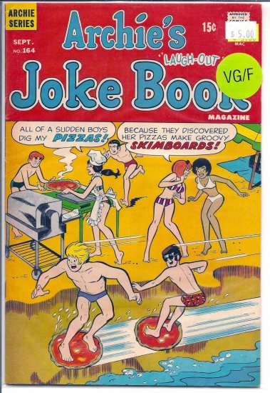 Archie's Joke Book Magazine # 164, 5.0 VG/FN