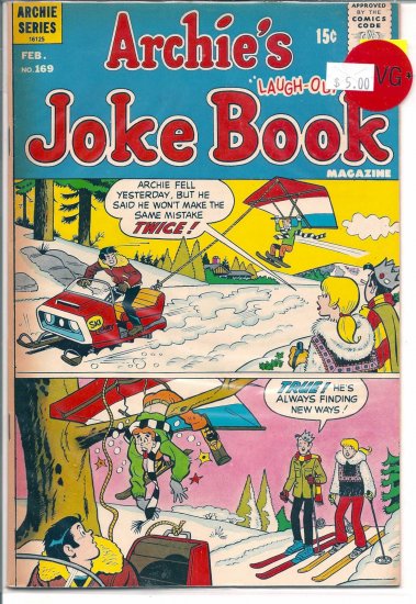 Archie's Joke Book Magazine # 169, 4.5 VG +