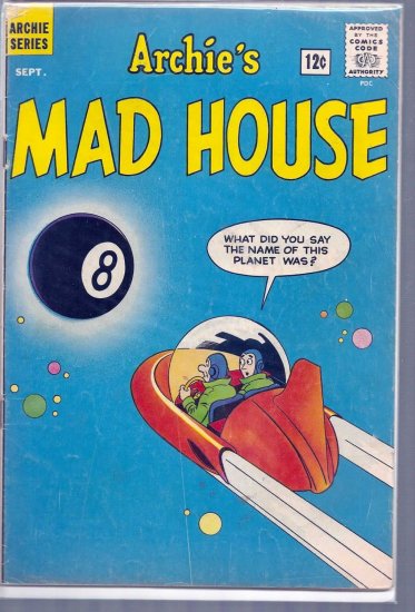 ARCHIE'S MAD HOUSE # 21, 4.0 VG